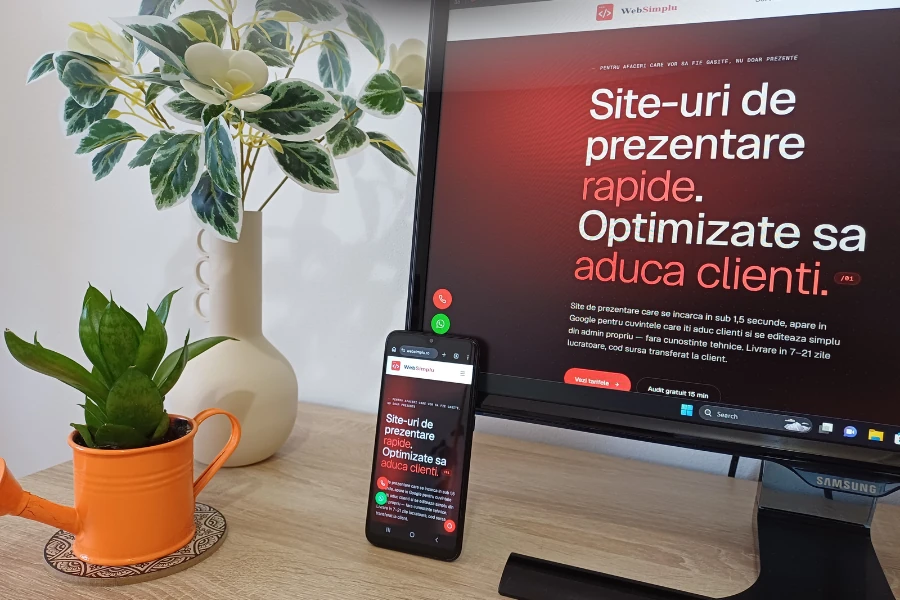 Creare site pentru firma